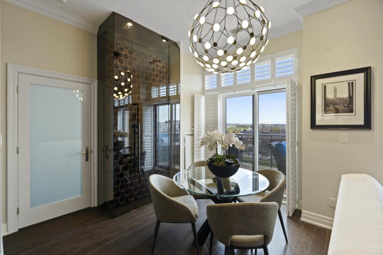 Full Penthouse Renovation Dining Area