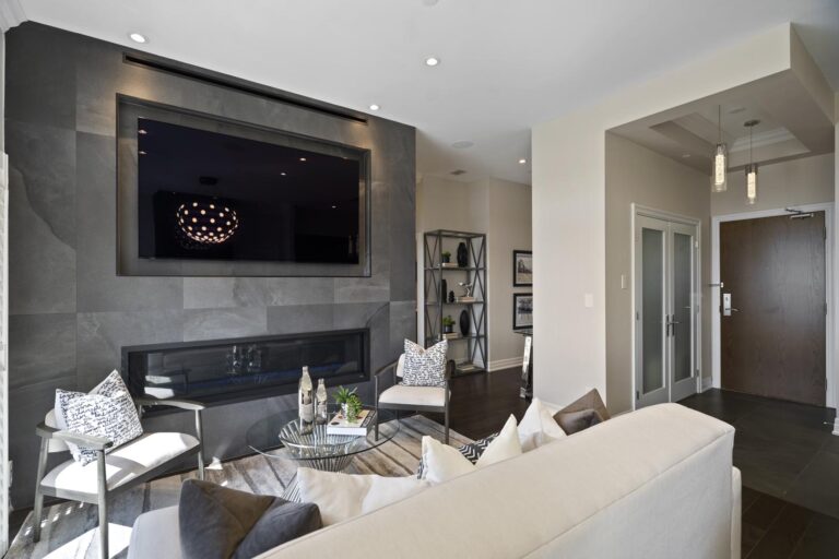 Living Room Full Penthouse Renovation