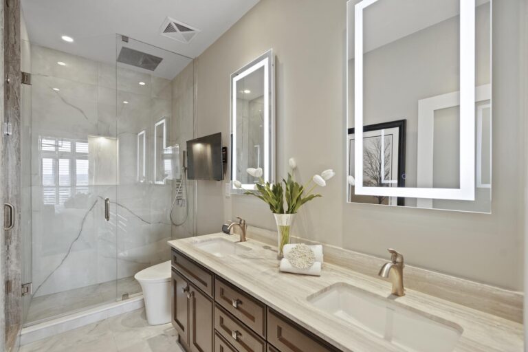Walk-In Shower in a Full Penthouse Renovation
